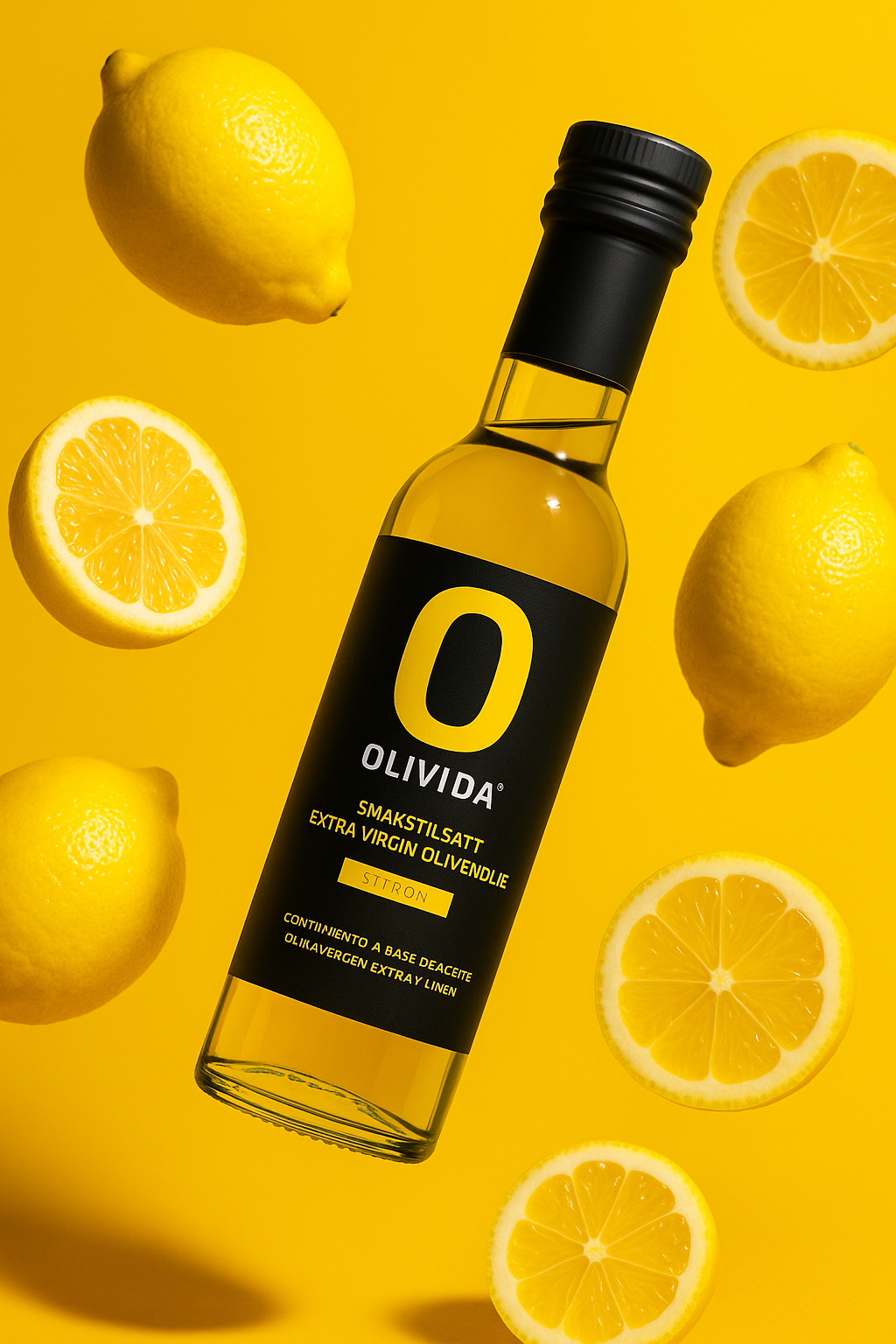 Olivida Olivenolje Sitron Spania Sitronollje olje citron lime sitrus