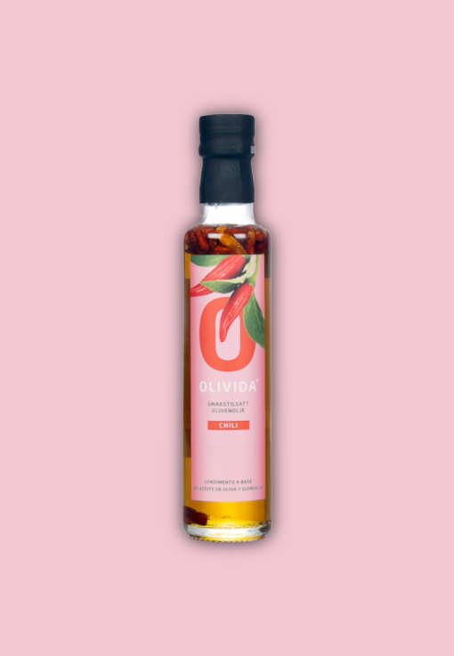 Olivida Olivenolje Chili Spania Chiliolje olje
